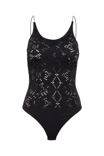 Broderi Anglaise body, Black