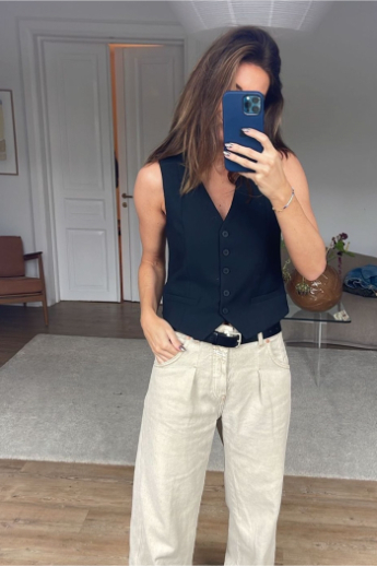 Selected Femme, Rita Vest, Black