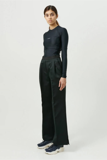 Soulland, Anna Swim top, Black