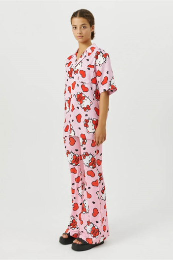 Soulland, Heart Orson shirt, pink