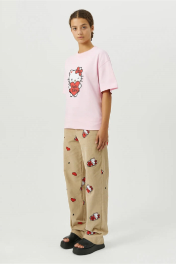 Soulland, Heart t-shirt, Pink