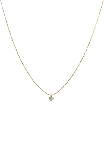 YAB Studio, 0.10 ct twvs Princess Cut 38 cm, 18K Gold
