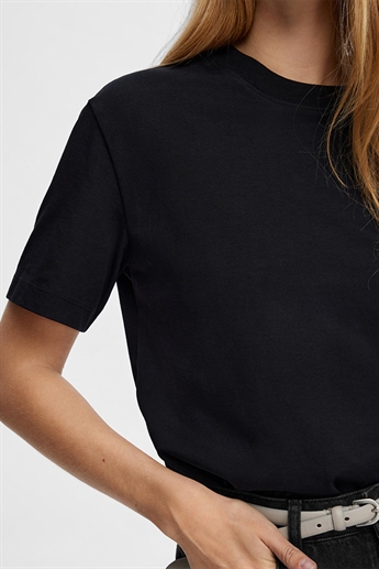 Selected Femme, Essential Boxy Tee, Black