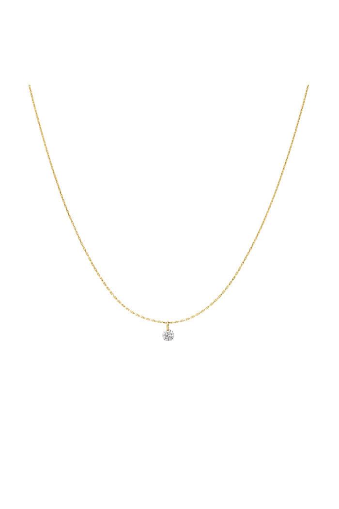 YAB Studio, 0.17 ct Floating Diamond 40 cm, 18K Gold