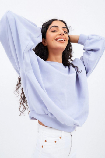Dr. Denim, Lizi sweatshirt, Aster Haze