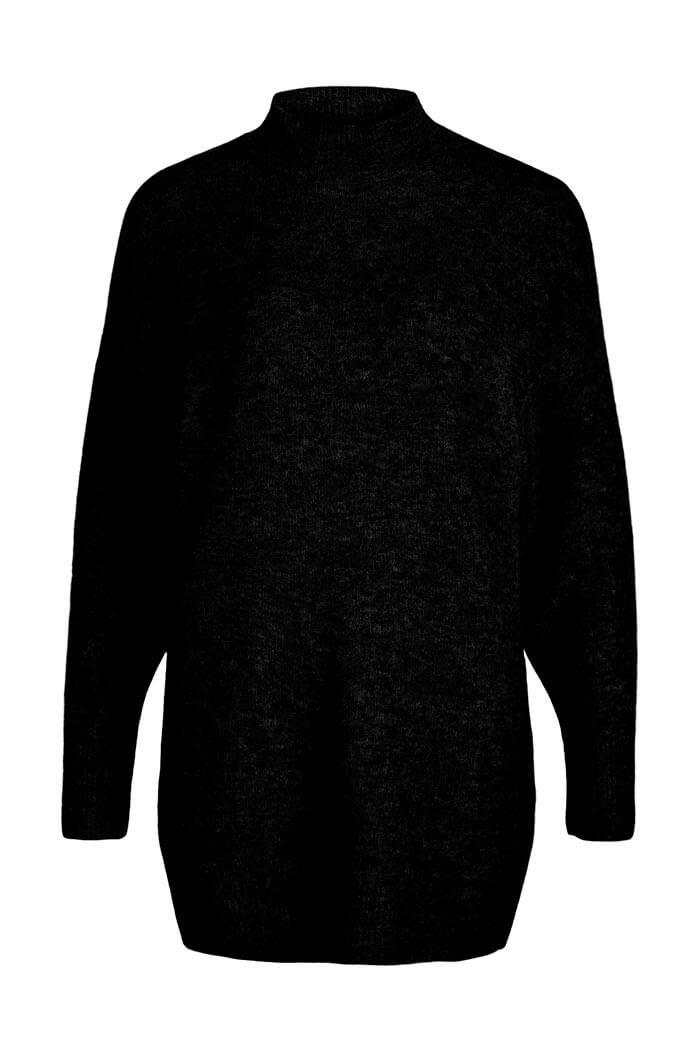 Object, Ellie L/S Knit Tunic, Black