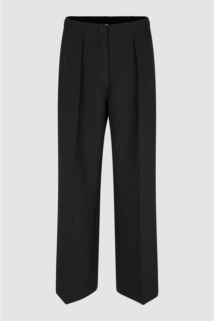Second Female, Fique Wide Trousers, Black