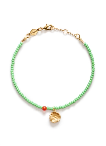 ANNI LU, Peyote Bracelet, Apple Green