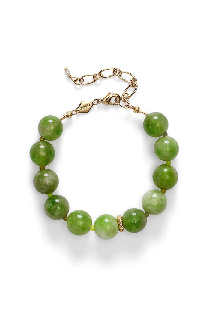 ANNI LU, Green Bowl Bracelet, Green