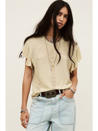 PRE-ORDER! (Levering slut uge 16) Ba&sh, Piera Top, Ecru