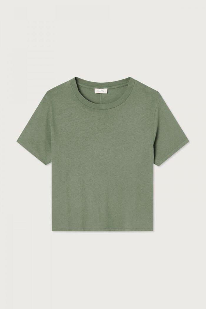 American Vintage, LOP02A T-shirt, Green-Grey Vintage