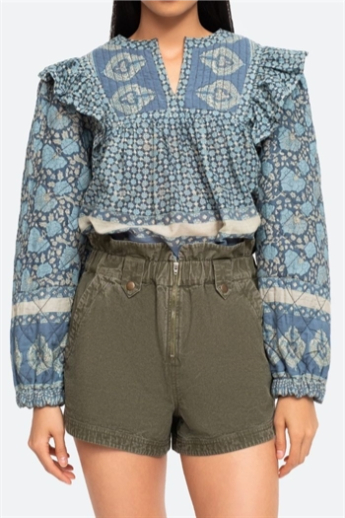 Sea New York, Margo L/SLV, Quilted shirt 