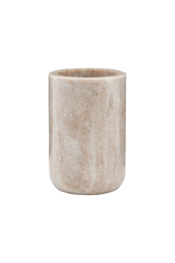 Meraki, Marble Mug, Beige, H: 12 cm