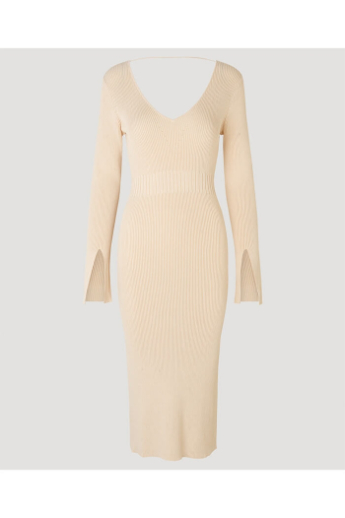 Notes Du Nord, Christine, Knitted dress, Cloud Dancer 