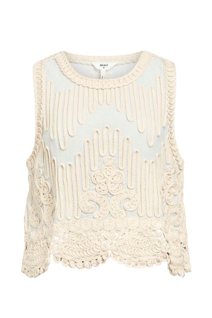 RIMA KNIT TOP, Sandshell