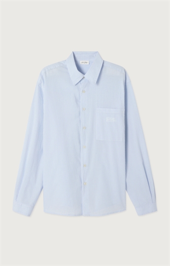 PRE-ORDER! (Levering uge 27) American Vintage, ELU06A, Blue Stripes, Shirt