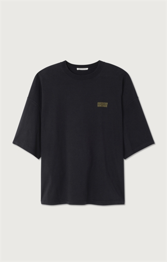 American Vintage, MGIX02A, Oversized S/S Tee, Black