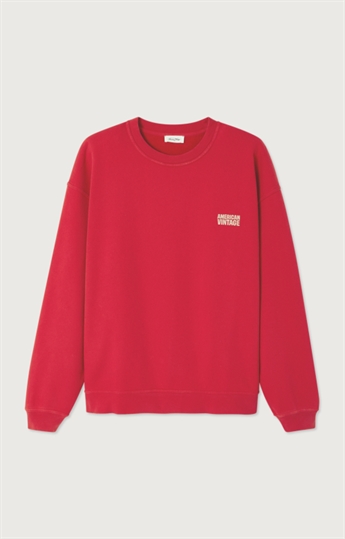 American Vintage, MPLI03B Sweatshirt Unisex, Coquelicot