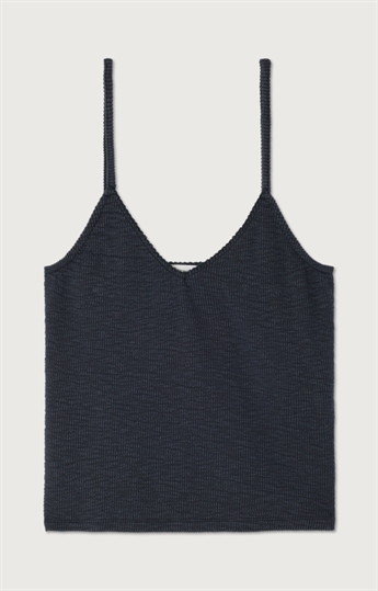 PRE-ORDER! (Levering uge 27) American Vintage, YRU01A, Waffle Logo Top, Slate