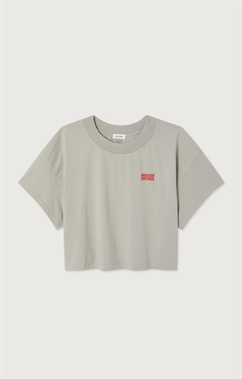 American Vintage, GIX02B, Cropped Tee, Mineral
