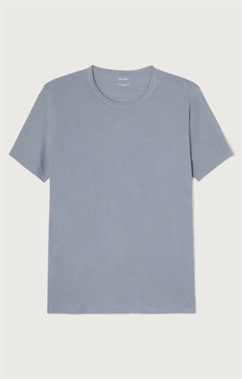 American Vintage, MDEV02A, T-shirt, Bleu Gris Vintage