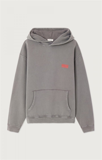 American Vintage, MPLI03C, Hoodie Unisex, Cendre Vintage