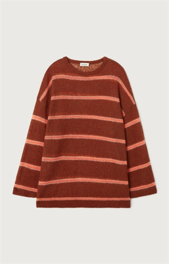 American Vintage, BOD18D, Loose Knit, Pecan Raye