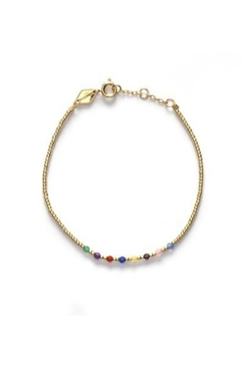 ANNI LU, Rainbow Bracelet, Gold 