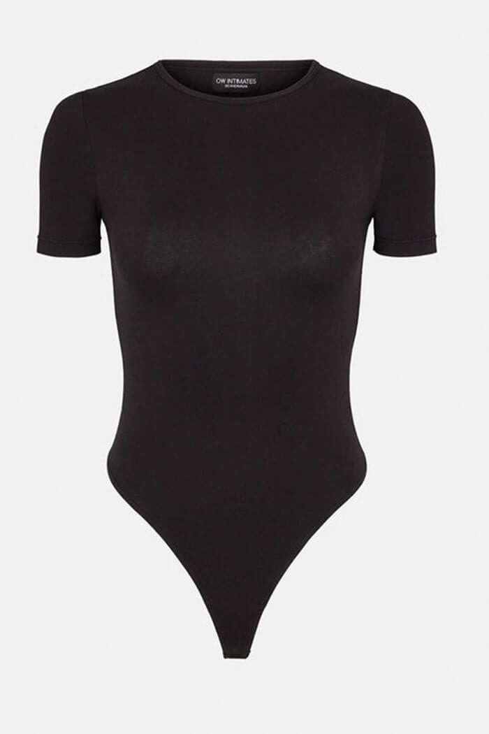 OW Collection, Rosa Bodysuit, Black