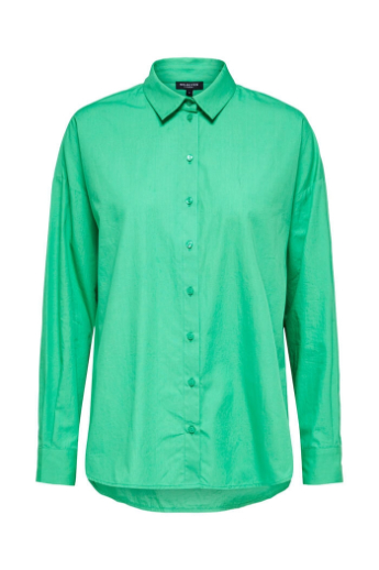 Selected Femme, Helma, LS Shirt, Green