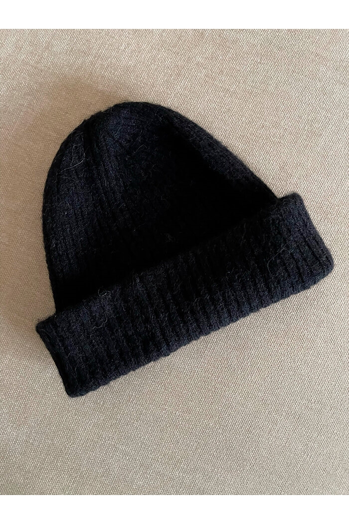 Selected Femme, LULU LINNA, KNIT, Beanie, Black 