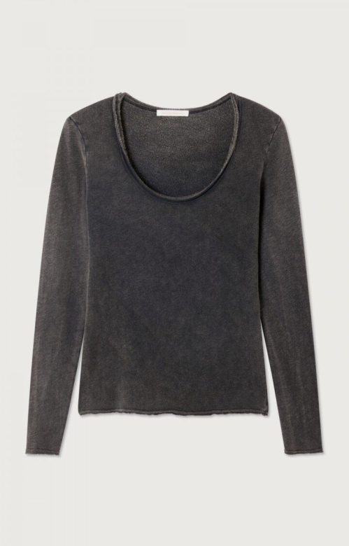 American Vintage, SON02HG, T-shirt, Vintage Black