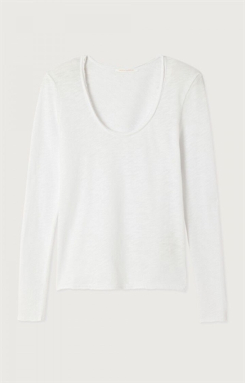 American Vintage, SON02HG, T-shirt, Blanc