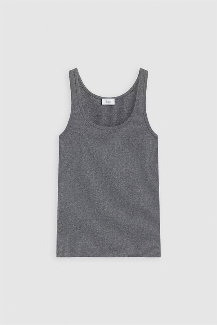 Closed, C95534 Tank Top, Grey Melange