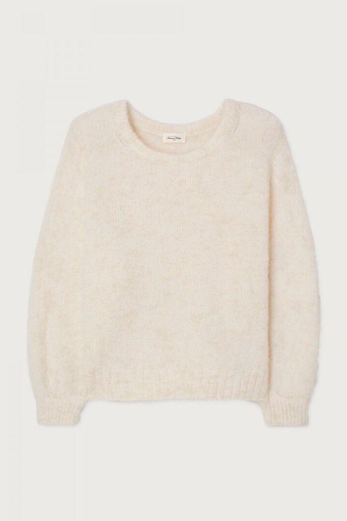 American Vintage, FOU18C Knit, Dove Melange