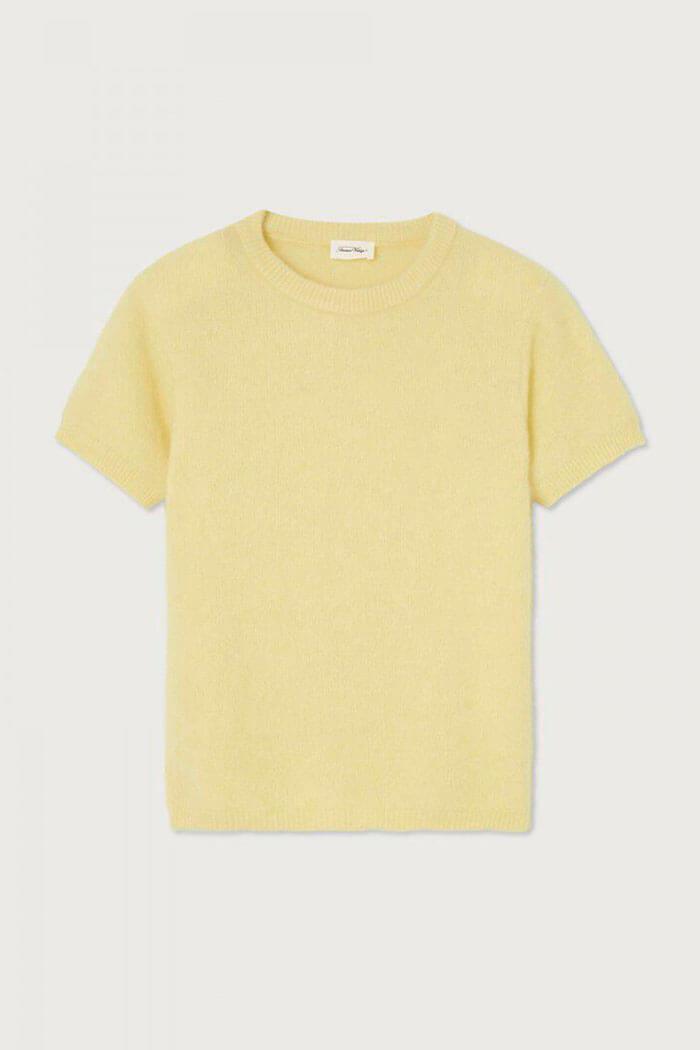 American Vintage, VITO18B Jumper, Light Yellow