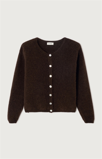 American Vintage, VITO19E Cardigan, Coffee Melange