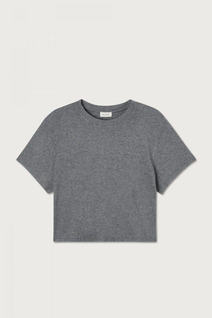 American Vintage, YPA02G T-shirt, Charcoal Melange