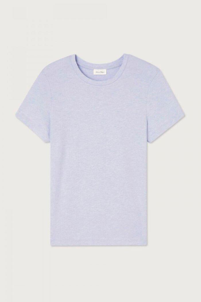 American Vintage, YPA02D T-shirt, Lavender Melange