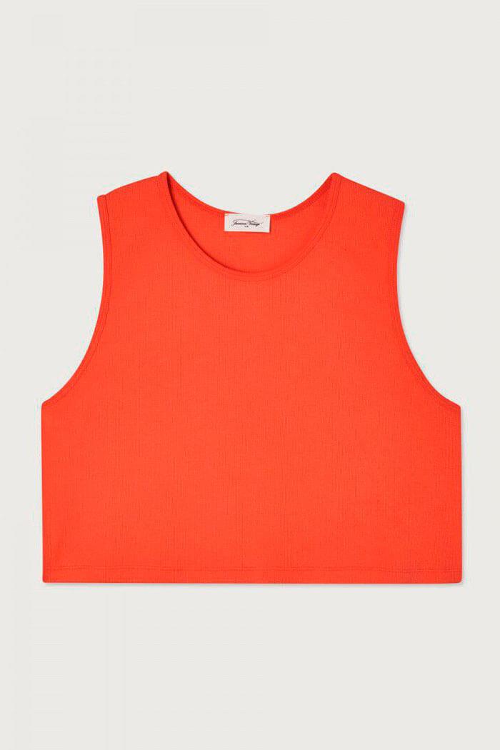 American Vintage, ZEL01A Tank Top, Tomato 